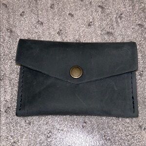 Portland leather goods small button wallet